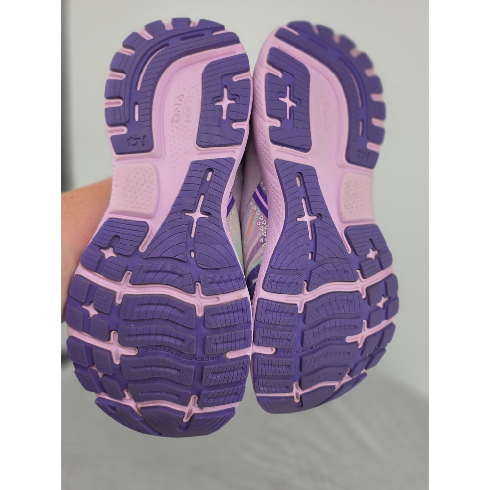 Brooks Ghost 14 Running Shoes Womens 8 Purple Unity Together Swirl 1203561B524 - Picture 7 of 10